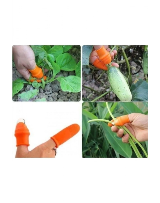 Pratik Baş Parmak Koruyucu Eldiven Sebze Meyve Soyucu Kesme Ayıklayıcı Silikon Aparat