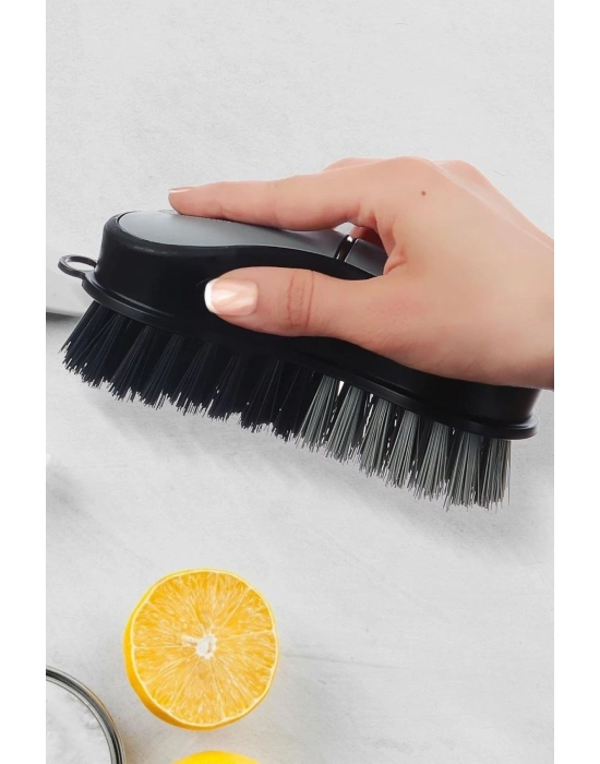 ®   Pratik Ergonomik Sert Fırçalı  Halı Kilim Koltuk Kanepe Araba Temizlik Fırçası