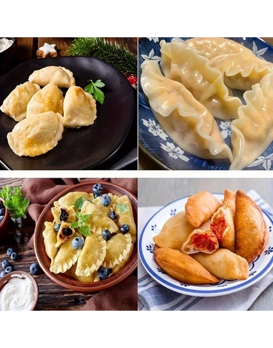 Pratik Hamur Kapatma Aparatı – Çiğ Börek, Mantı Ve Poğaça Kalıbı (7.5 Cm)