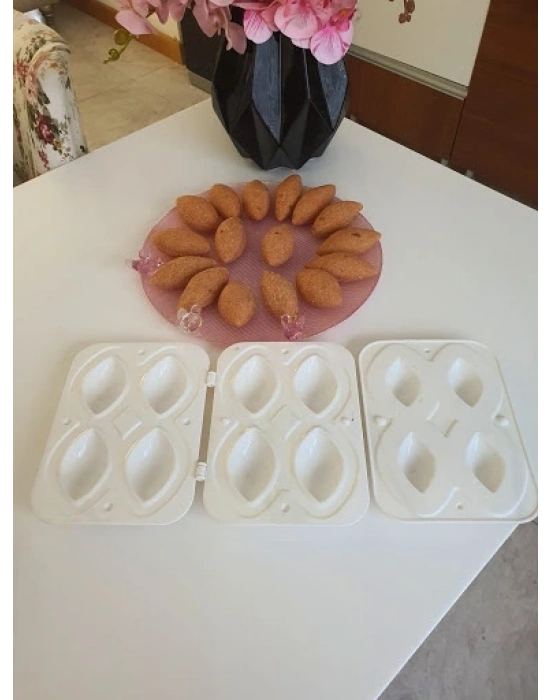 Pratik İçli Köfte - Dolgulu Kurabiye Yapma Aparatı 3 Parça