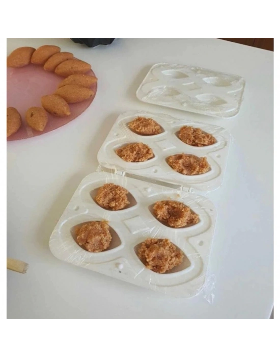 Pratik İçli Köfte - Dolgulu Kurabiye Yapma Aparatı 3 Parça