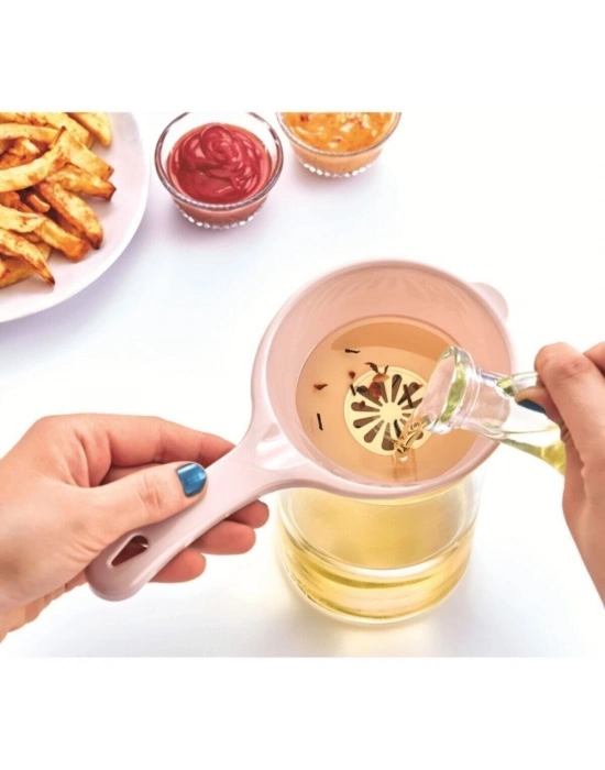 ®  Pratik İnce Elekli Mutfak Gereci Sıvı Yağ Süzgeci