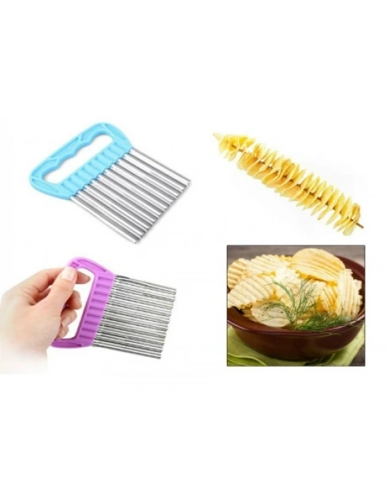 Pratik Kolay Patates Meyve Ve Sebze Dilimleyici Doğrama Bıçağı