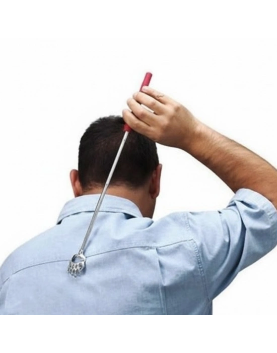 ®  Pratik Kolay Teleskopik Metal Sırt Kaşıma Kaşağı Aleti Aparatı