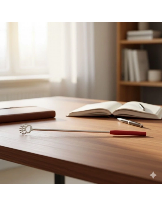 ®  Pratik Kolay Teleskopik Metal Sırt Kaşıma Kaşağı Aleti Aparatı