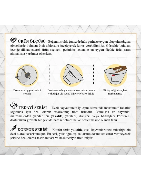 Doggie Comfort Kuş Yakalığı L 20 cm