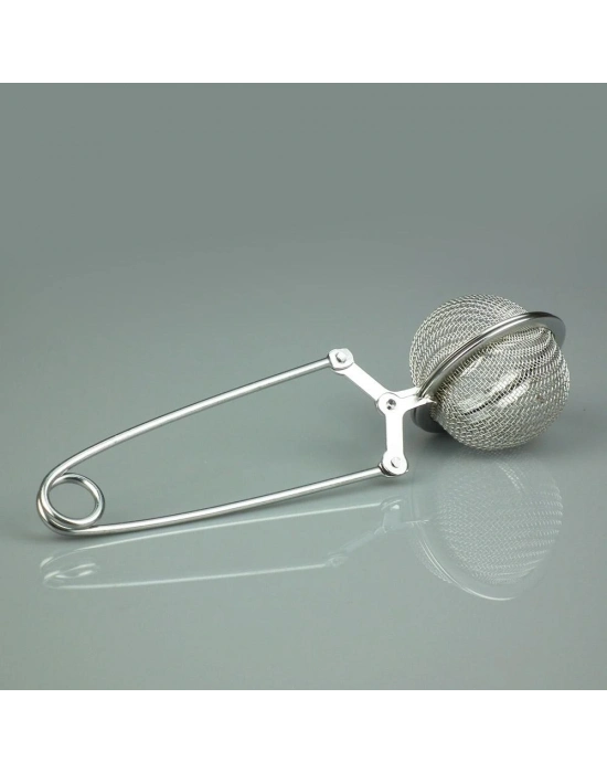 Pratik Paslanmaz Çelik Un Kakao Pudra Şekeri Eleği -maşalı Bitki Çayı Demleme Süzgeci