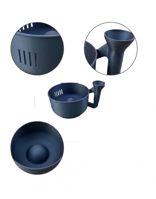 ® Pratik Sebze Yıkayıcı Süzgeçli Hazneli Ergonomik Saplı Mutfak Yardımcısı