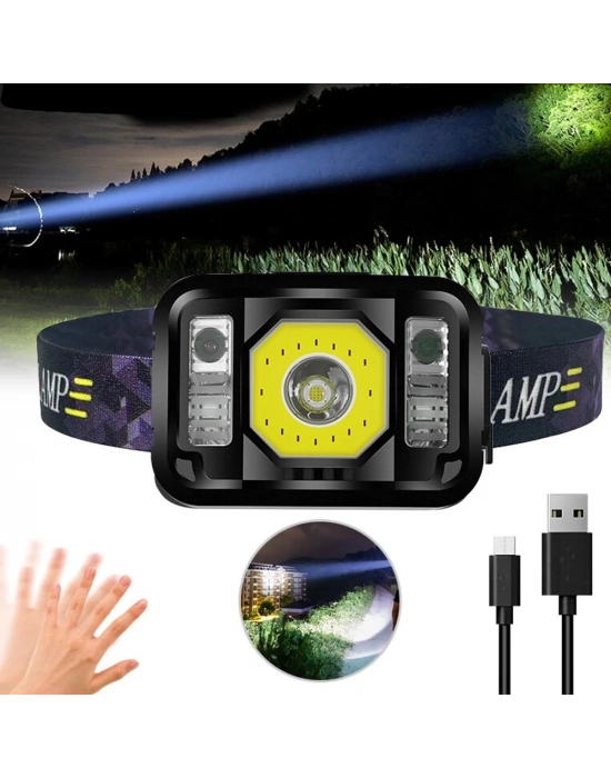 Pratik Sensörlü Sinyalli Kafa Lambası  Wt-024