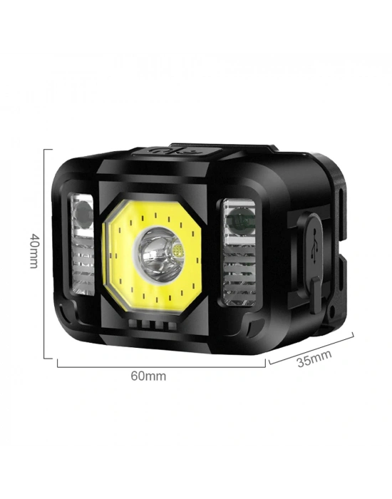 Pratik Sensörlü Sinyalli Kafa Lambası Wt-024