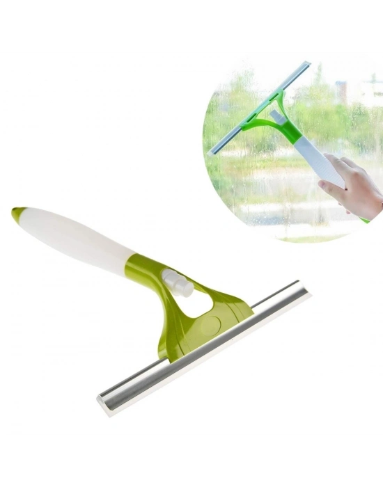 ®  Pratik Spreyli Cam Sil Pencere Ayna Tezgah Duşakabin Temizleyici Püskürtmeli Silme Aparatı