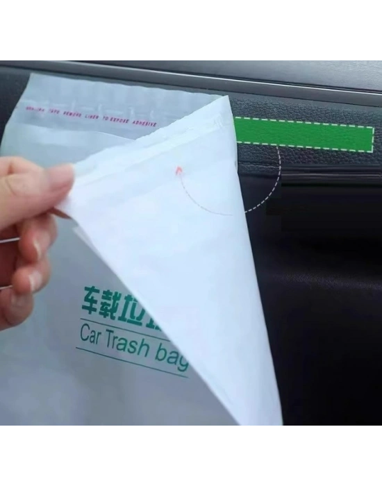 Pratik Su Geçirmez Oto Araba Poşeti Yapışkanlı 20 Adet