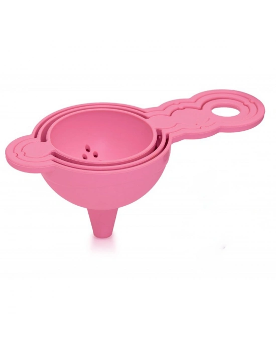 ®  Pratik Yumurta Süzgeci Mini Süzgeç Huni Seti Hepsi Bir Arada