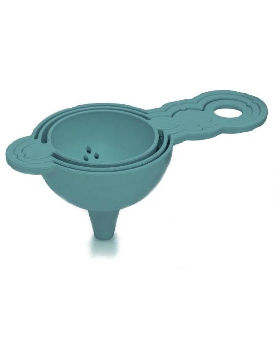 ®  Pratik Yumurta Süzgeci Mini Süzgeç Huni Seti Hepsi Bir Arada