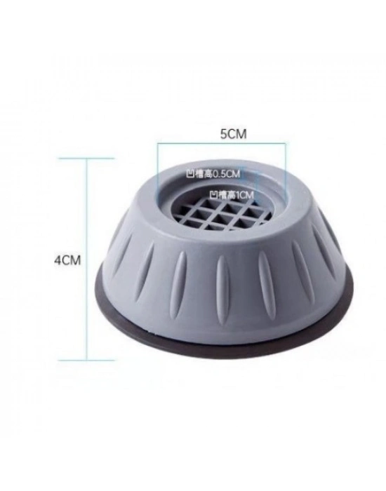 Premium 4'lü Titreşim Önleyici Kauçuk Ayak Seti - Ultra Sessiz Ve Sarsıntısız Yıkama Teknolojisi