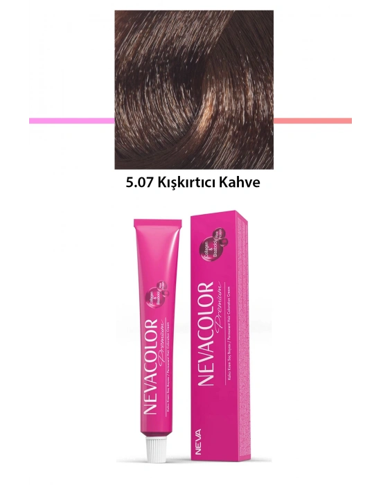 Premium 5.07 Kışkırtıcı Kahve - Kalıcı Krem Saç Boyası 50 g Tüp