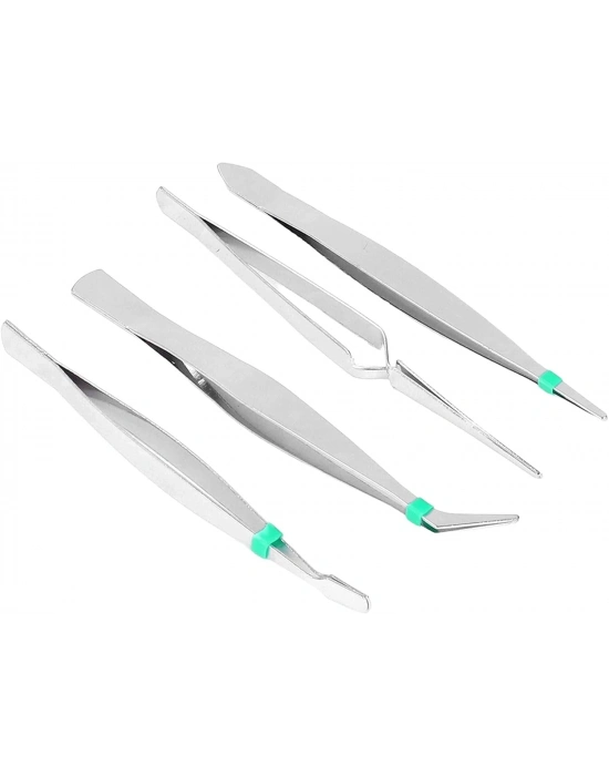 Premium 7 Parça Çelik Profesyonel Çiçek Bakım Ve Teraryum Cımbız Seti - Lüks Bakım Kiti