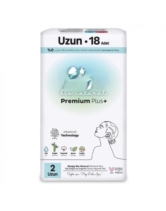 Premium Plus Uzun Ped 18 Adet