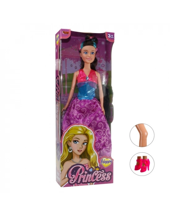 Prenses Bebek 30 cm - 66774 -3 - Mor