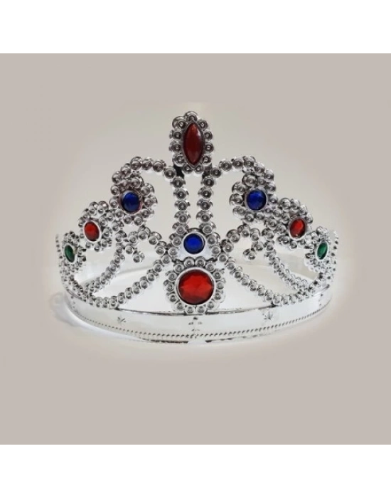 Prenses Parti Tacı Gümüş Rengi 1 Adet