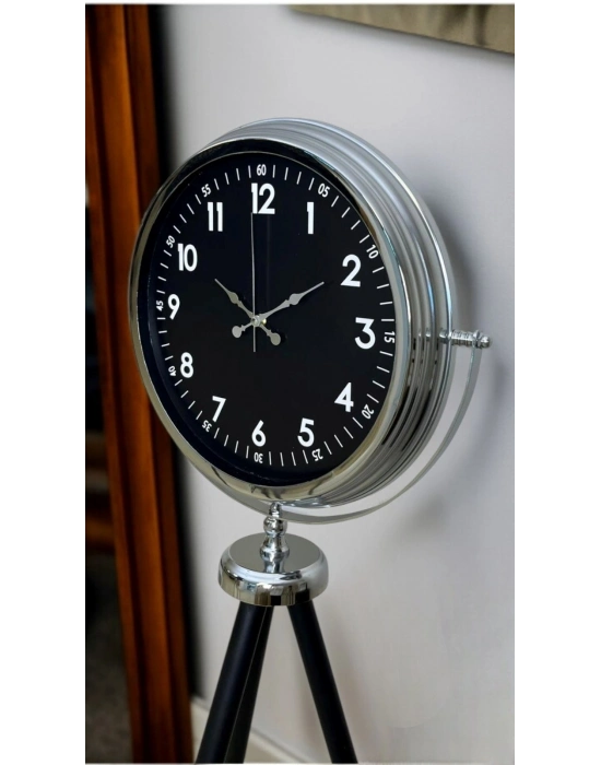 ® Prestige Krom Tripod Ayaklı Saat