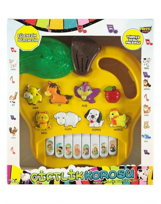 ® Prestij Kutulu Hayvanlı Pilli Elmalı Piano