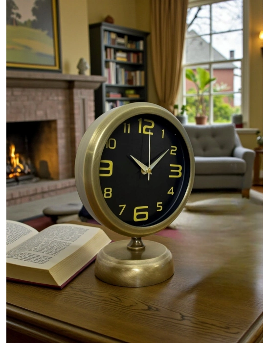 ® Prestij Vinatge 25 x 20 Cm Metal Masa Saati