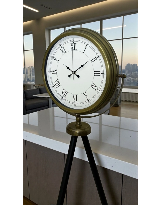 ® Prestij Vintage Tripod Ayaklı Saat