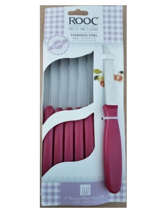 Prety 6lı Meyve Bıçak Seti Royaleks-MYV-06