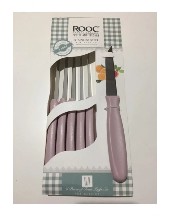 Prety 6lı Meyve Bıçak Seti Royaleks-MYV-06