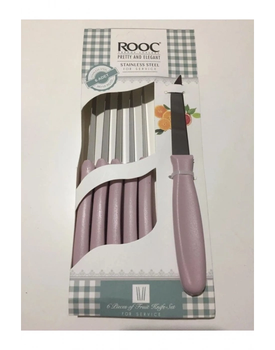 Prety 6lı Meyve Bıçak Seti Royaleks-MYV-06
