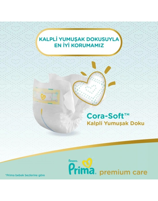 Prima Premium Care Bebek Bezi Ekonomik Paket 2 Beden 60 Adet