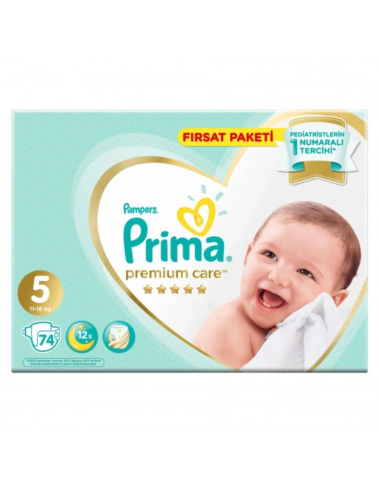 Prima Premium Care Fırsat Paketi 5 Beden 74 Adet