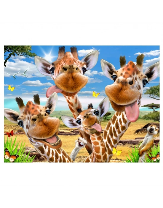 Prime 3D - Zürafa Pelüş ve Selfie 48 Parça Puzzle 15802