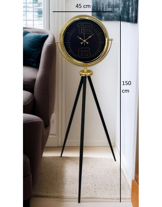 ® Prime Gold Şık Tripod Ayaklı Saat