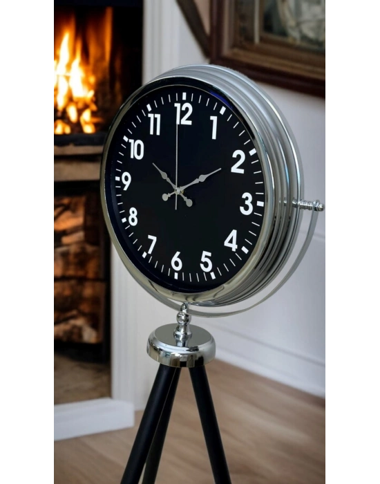 ® Prime Krom Tripod Ayaklı Saat