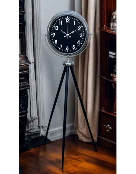 ® Prime Krom Tripod Ayaklı Saat