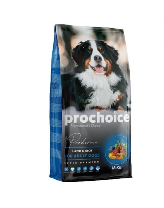 Pro Choice Proderma Kuzu Etli Yetişkin Köpek Maması 18 Kg