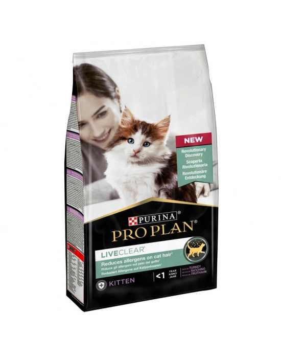 Pro Plan LiveClear Hindili Alerjen Azaltan Yavru Kedi Maması 1,4kg