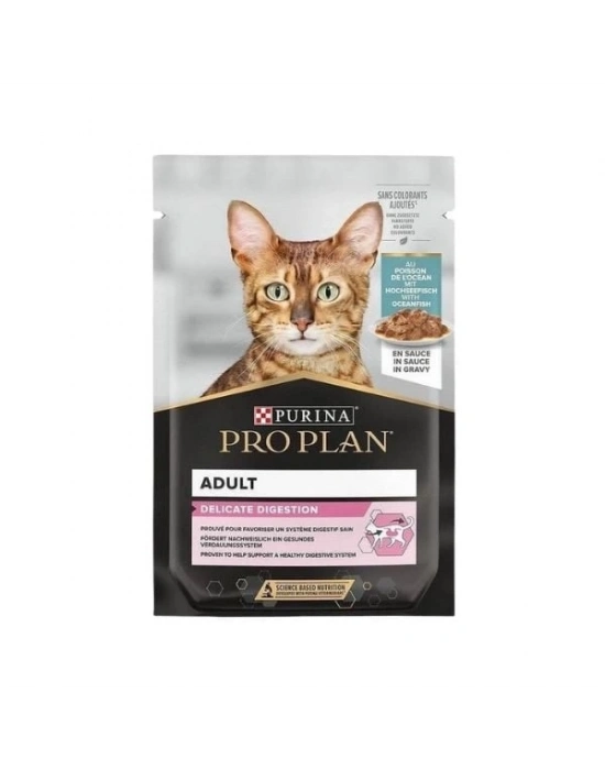 Pro Plan Okyanus Balıklı Pouch Yetişkin Konserve Kedi Maması 1 Adet 85 Gr