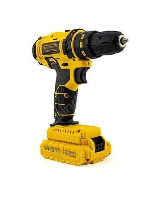 Profesyonel Çift Bataryalı Akülü Vidalama Şarjlı Matkap 24 Parça