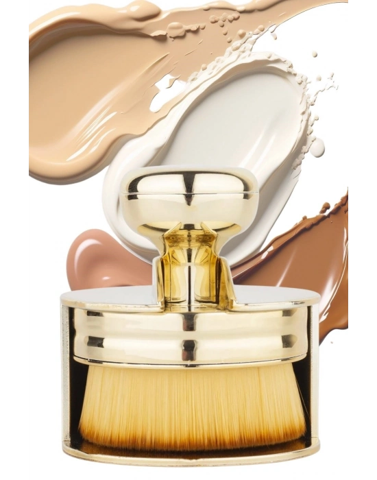 ®  Profesyonel Geniş Pratik Tutma Saplı Gold Büyük Fondöten Yayma Fırçası