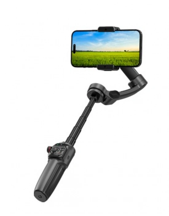 Profesyonel Telefon Gimbal Stabilizer 3 Axis Video Sabitleyici Vlog Tripod