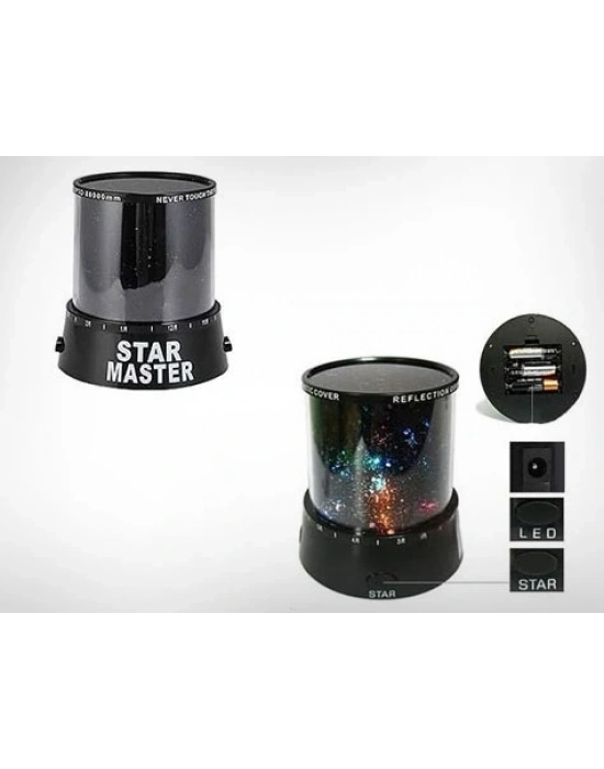 Projeksiyon Gece Lambası - Tavana Işık Yansıtan Led Işık