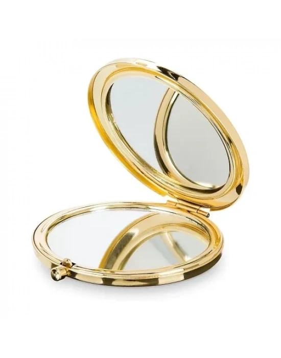 Promosyon Yuvarlak Cep Aynası Gold Renk