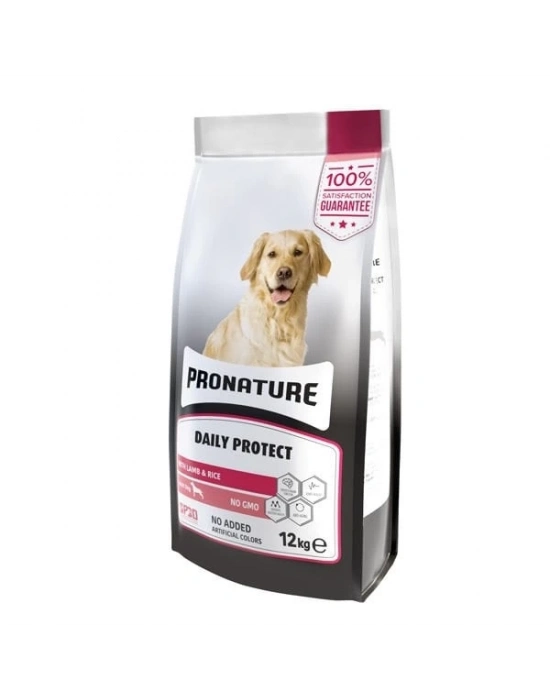 Pronature Daily Adult Kuzu Etli ve Pirinçli Yetişkin Köpek Maması 12 Kg