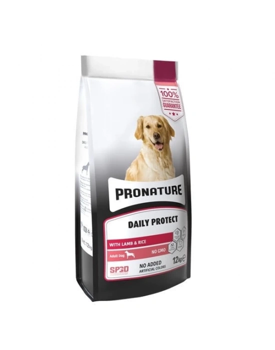Pronature Daily Adult Kuzu Etli ve Pirinçli Yetişkin Köpek Maması 12 Kg