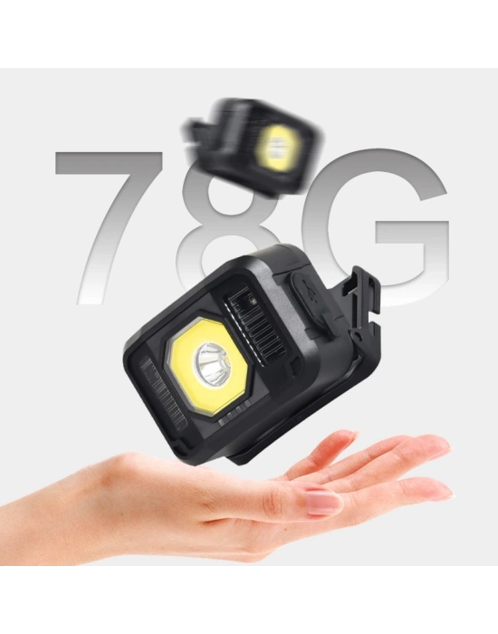 Ps-024 Pratik Sensörlü Sinyalli Şarjlı Kafa Lambası