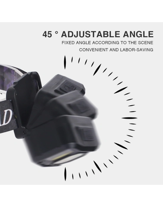 Ps-024 Pratik Sensörlü Sinyalli Şarjlı Kafa Lambası