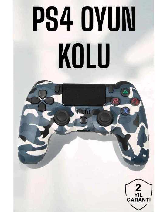 PS4 Oyun Kolu Kamuflaj Desenli Joystick